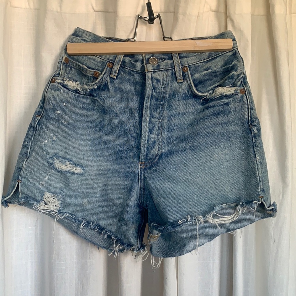 AGolde Dee High-Waisted Shorts
